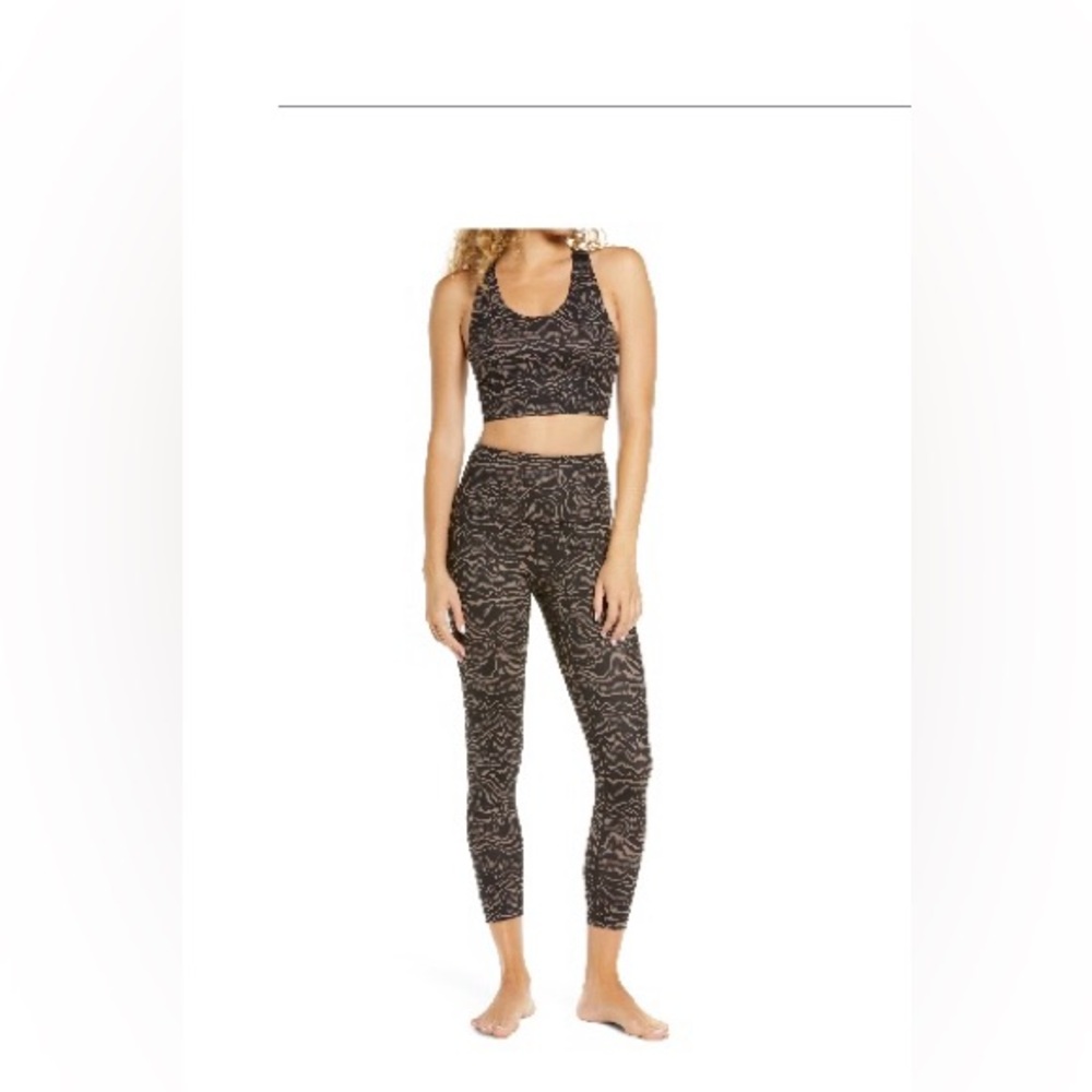 Zella Studio Lite Print High Waist 7/8 Leggings